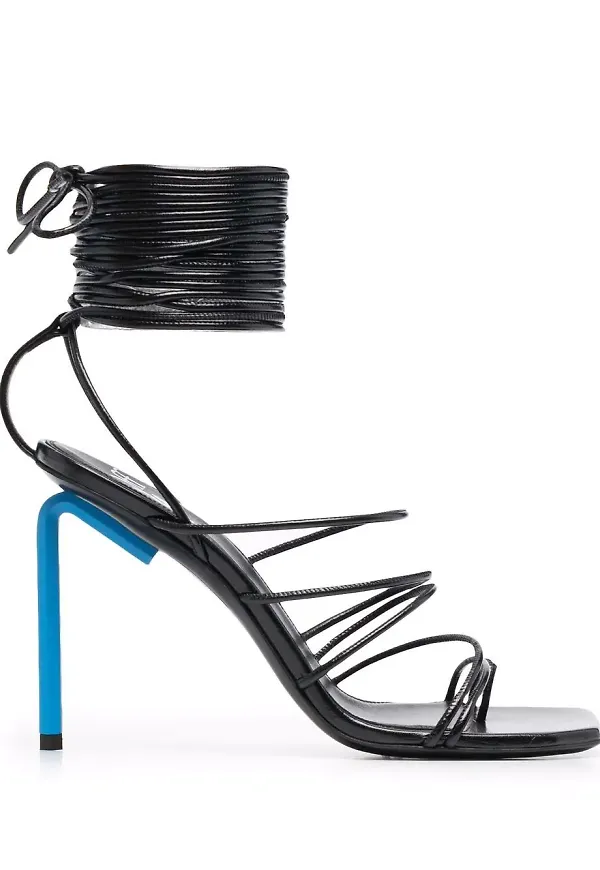Off-White Allen sandaler i omlottmodell - Svart