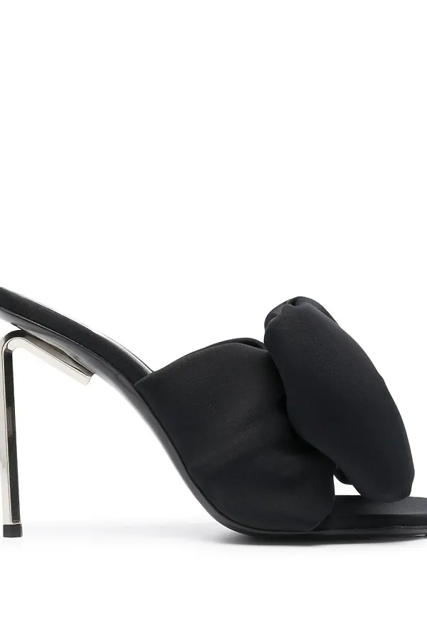Off-White Allen slip-ons med rosett - Svart