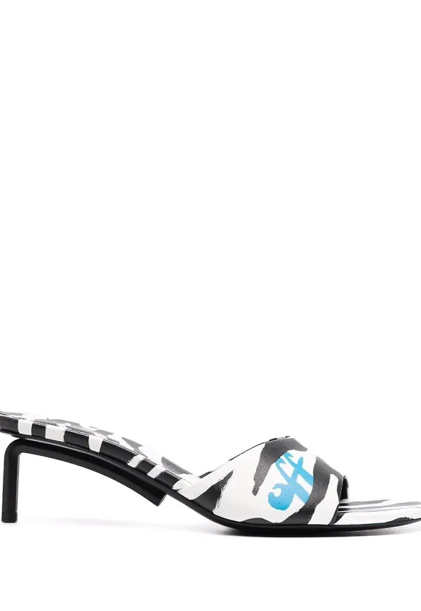 Off-White Allen zebratryck - Svart
