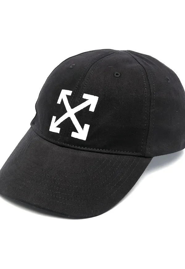 Off-White Arrow basebollkeps - Svart