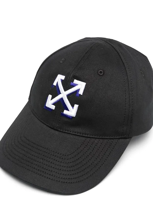 Off-White Arrow basebollkeps - Svart