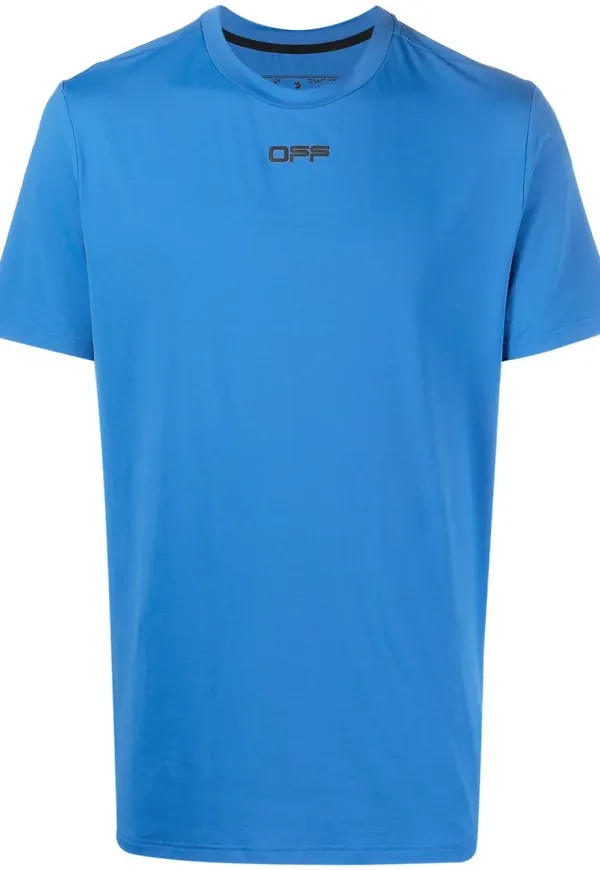 Off-White Arrow Outline tränings-t-shirt - Blå