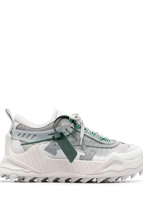 Off-White Arrows-motif lace-up sneakers - GREY GREY