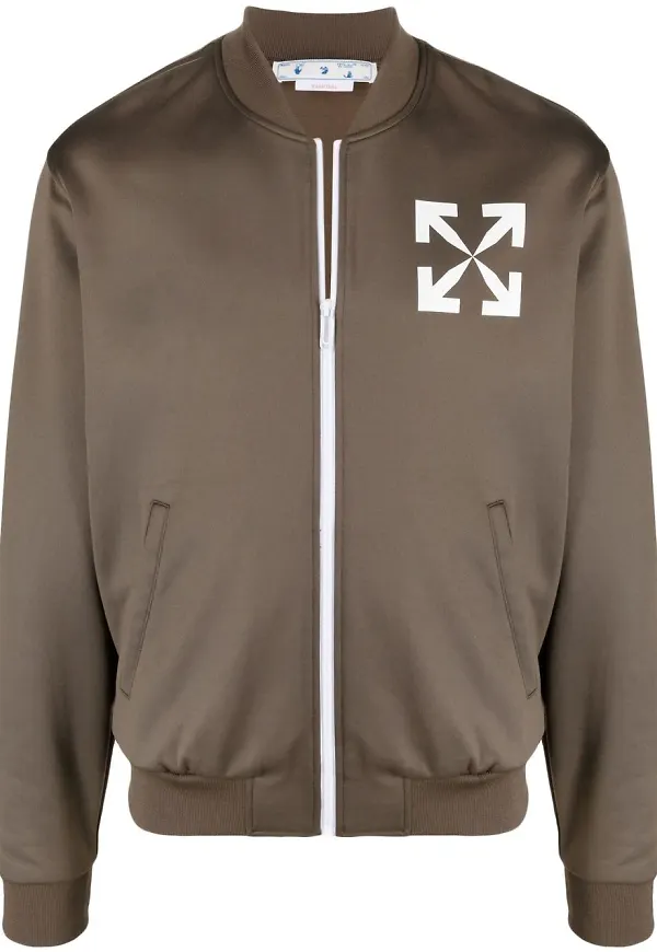 Off-White Arrows bomberjacka - Brun