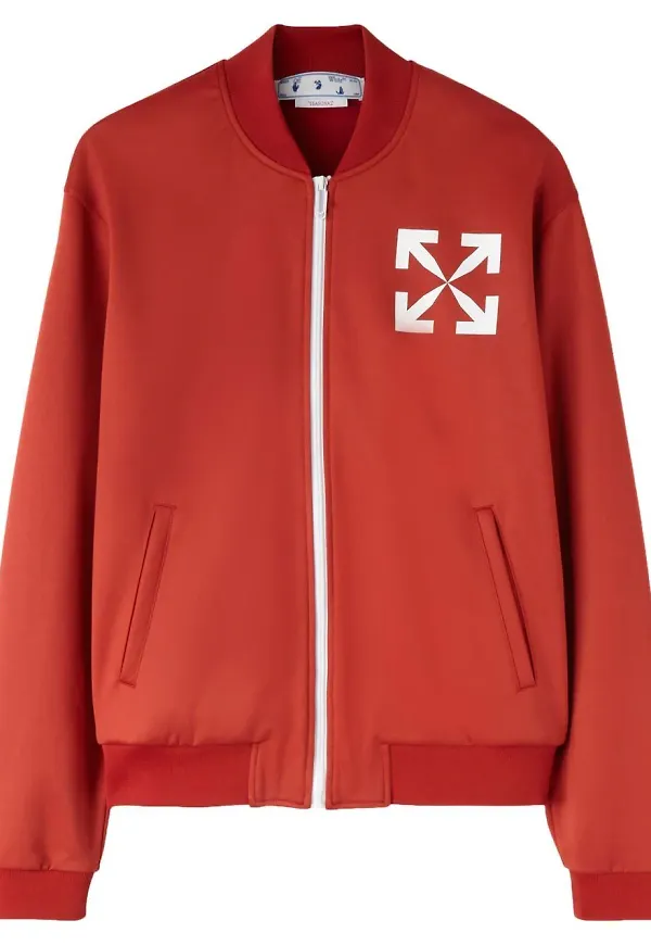 Off-White Arrows bomberjacka - Röd