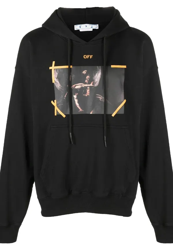 Off-White Arrows Caravaggio hoodie - Svart