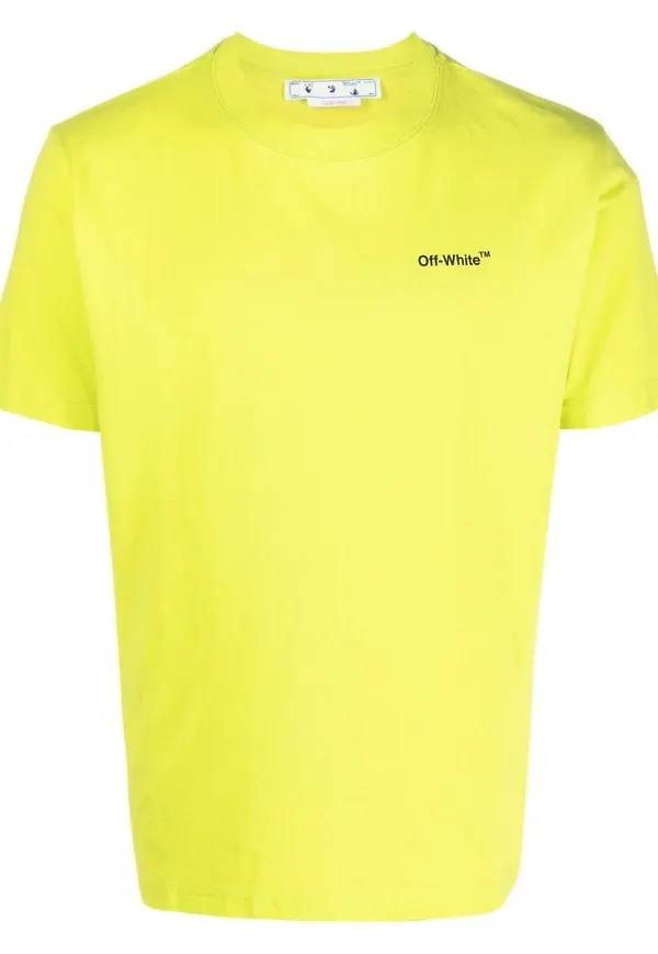 Off-White Arrows Caravaggio t-shirt - LIME BLACK