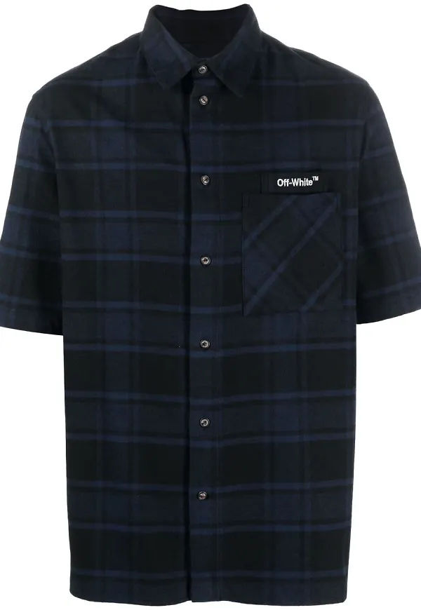 Off-White Arrows flanellskjorta - Svart