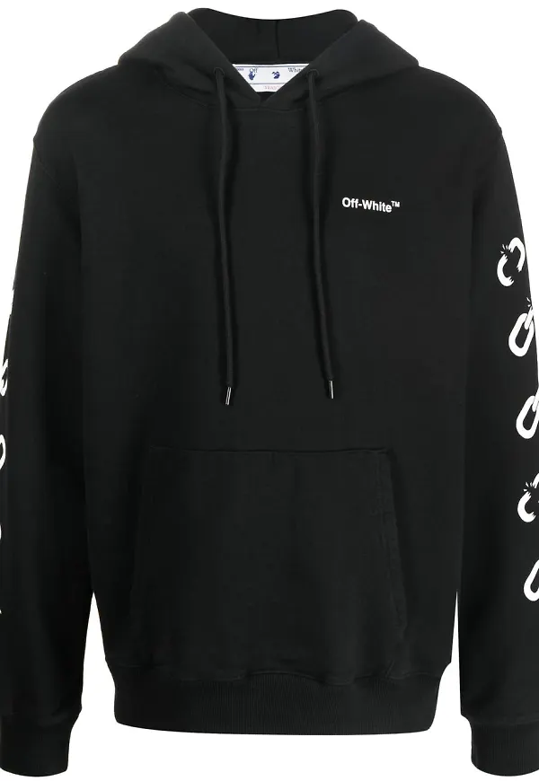 Off-White Arrows hoodie - Svart