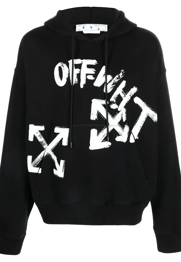 Off-White Arrows hoodie - Svart