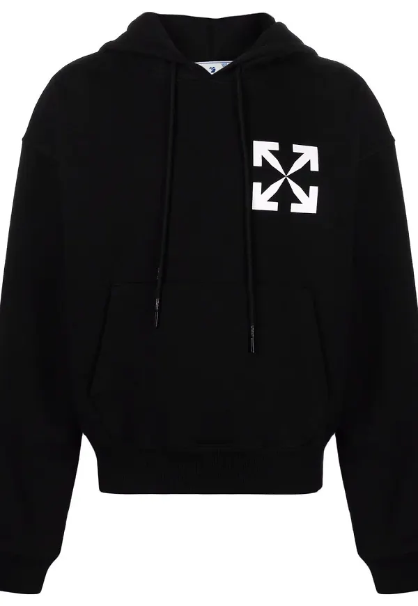 Off-White Arrows hoodie - Svart