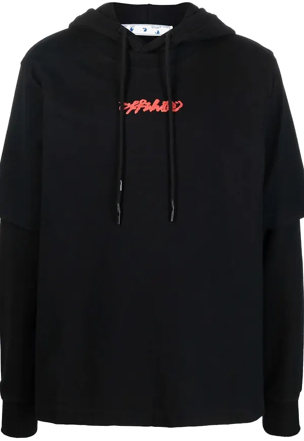 Off-White Arrows hoodie - Svart