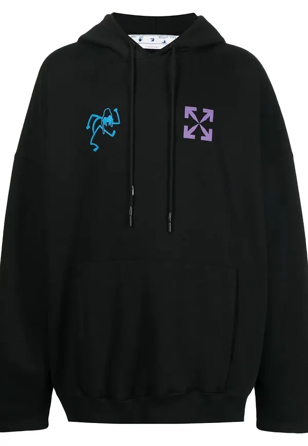 Off-White Arrows hoodie - Svart