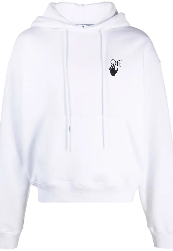 Off-White Arrows hoodie - Vit