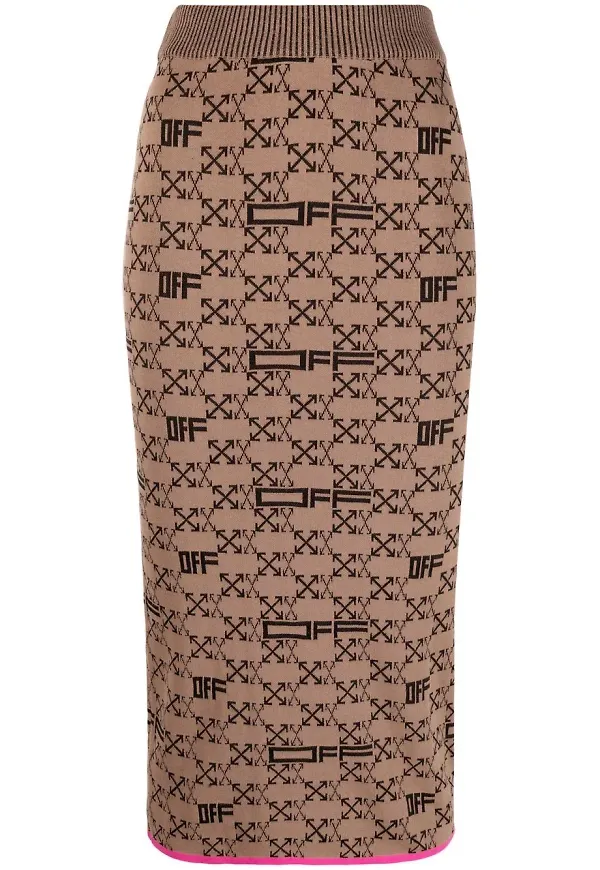 Off-White Arrows pennkjol - Brun