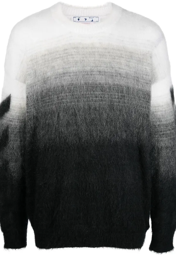 Off-White Arrows stickad tröja - Svart