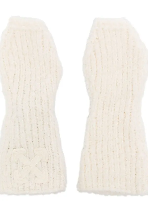 Off-White Arrows stickade handskar - Neutral