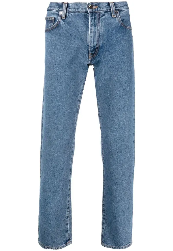 Off-White Arrows straight-jeans - MEDIUM BLUE WHITE