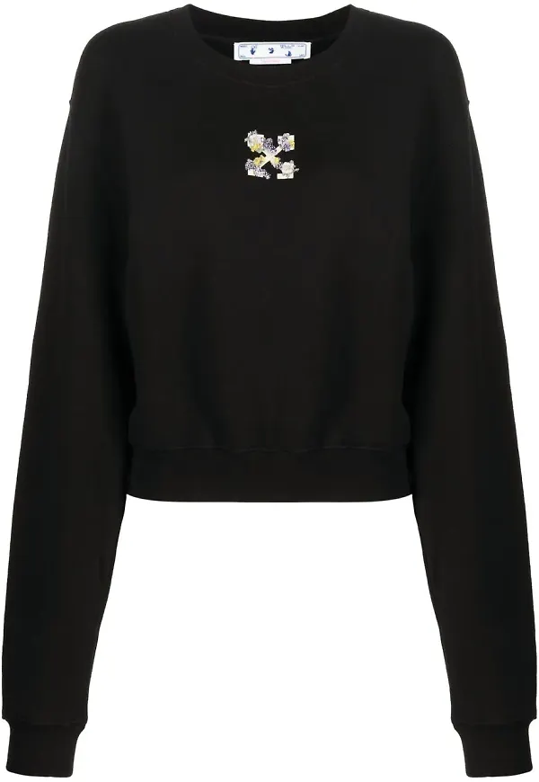 Off-White Arrows sweatshirt - Svart