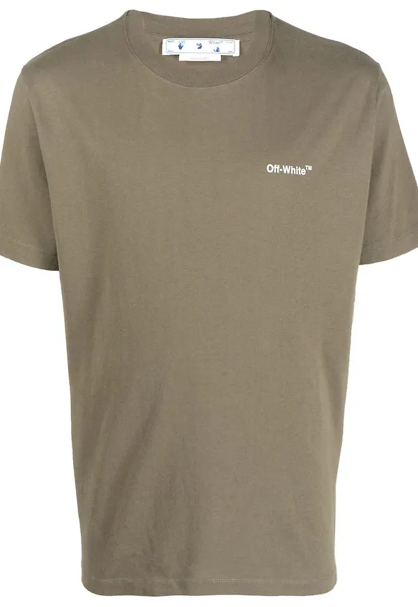 Off-White Arrows t-shirt - Grön