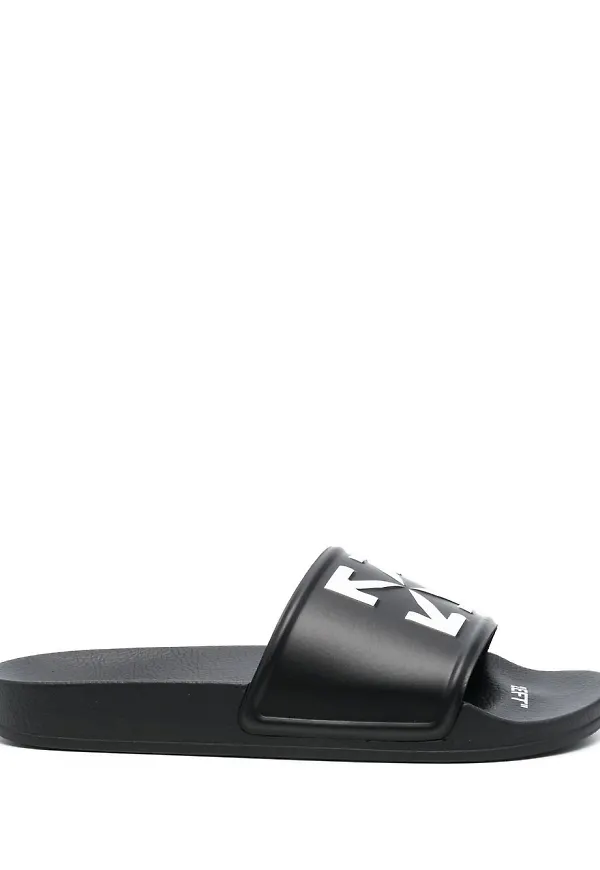 Off-White Arrows tofflor - Svart