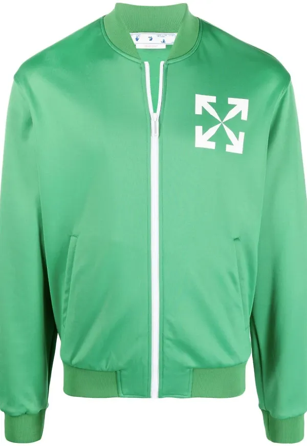 Off-White Arrows träningsjacka - Grön