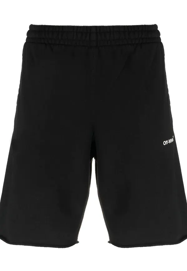 Off-White Arrows träningsshorts - Svart