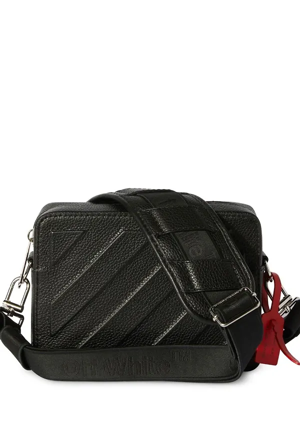 Off-White Binder axelremsväska - Svart