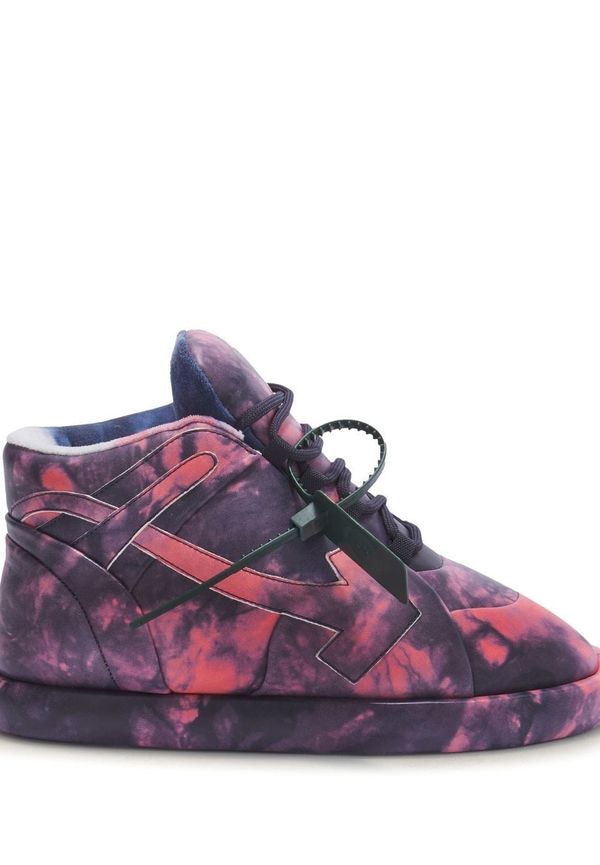 Off-White Bump batikfärgade sneakers - Lila