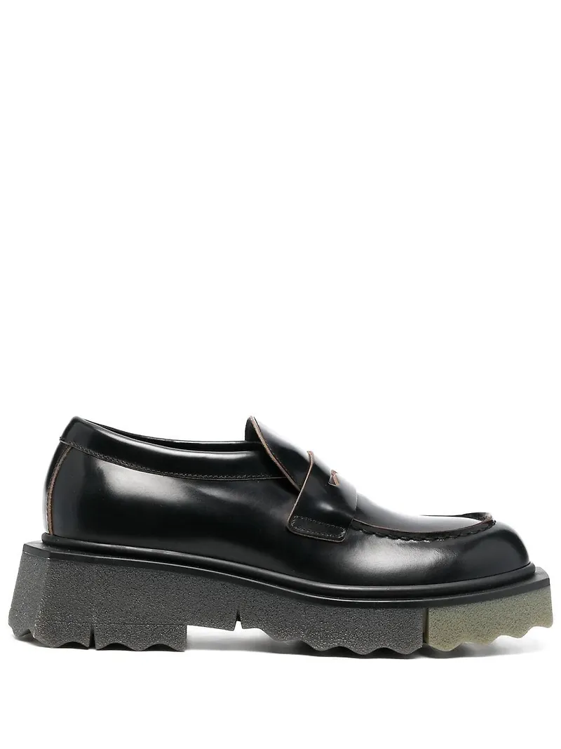 Off-White Calf Sponge loafers - Svart