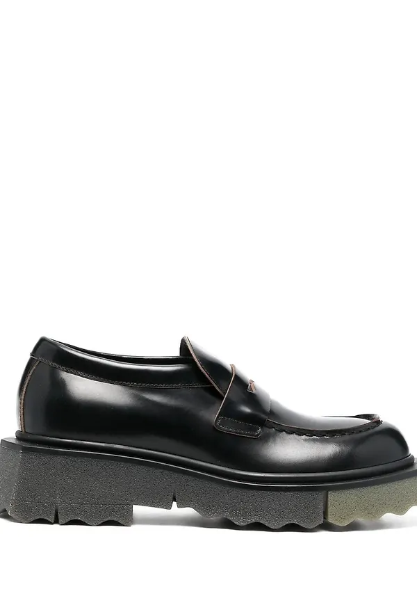 Off-White Calf Sponge loafers - Svart