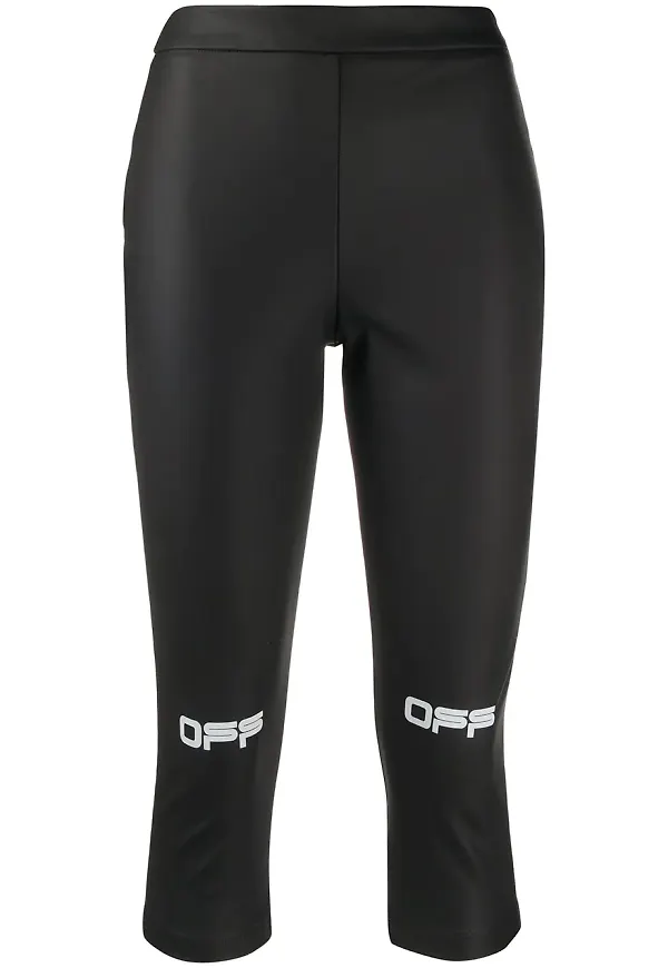 Off-White capribyxor - Svart