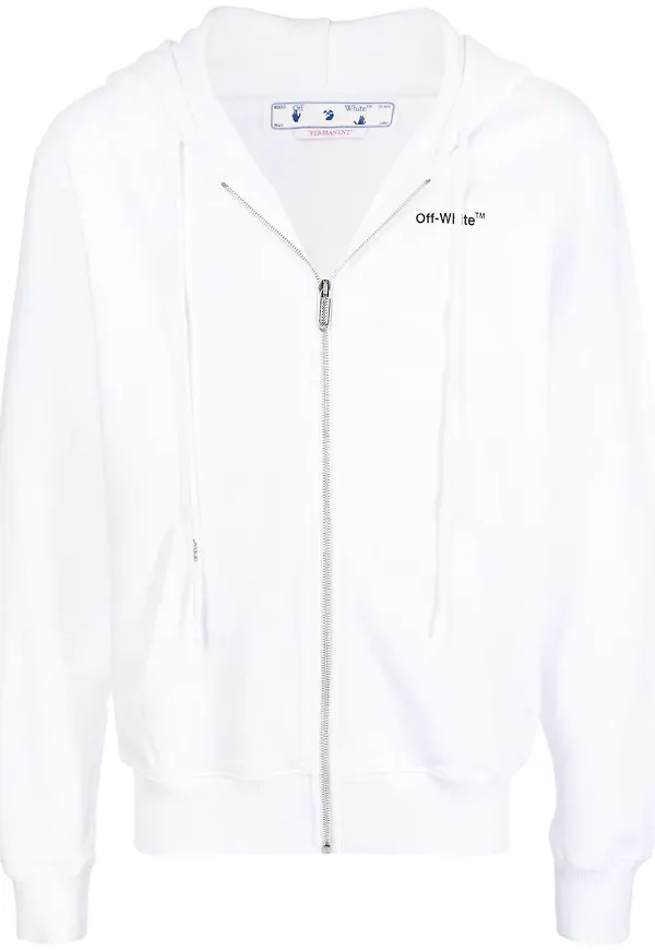 Off-White Caravaggio Arrows hoodie - Vit