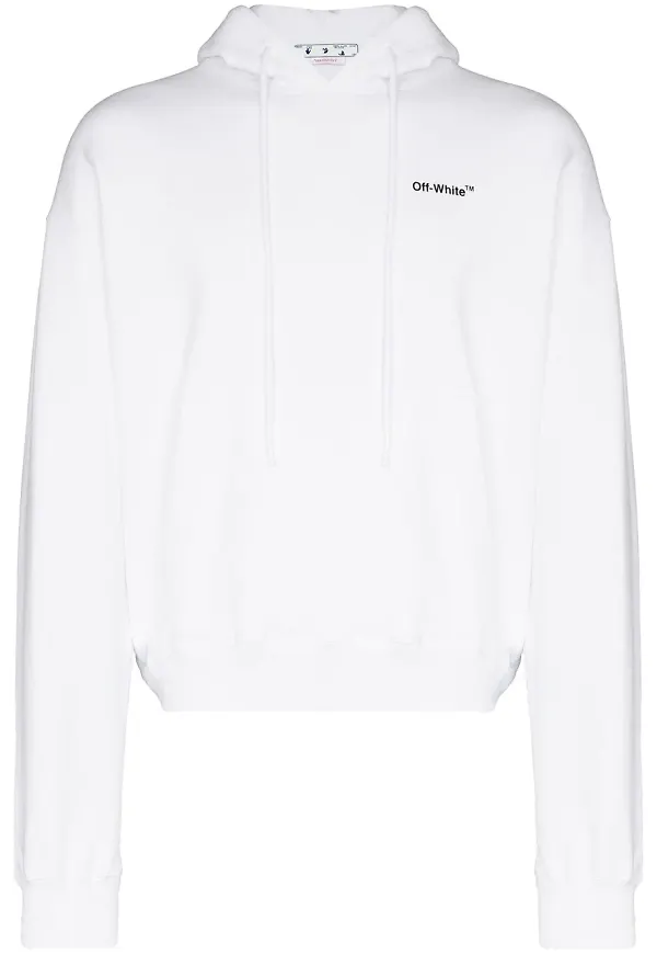 Off-White Caravaggio Arrows hoodie - Vit