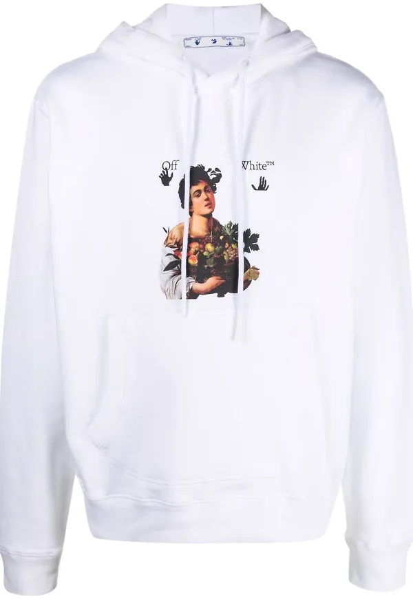 Off-White Caravaggio Boy hoodie - Vit