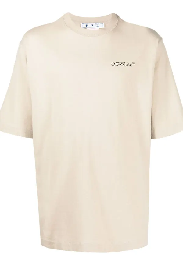 Off-White Caravaggio Crowning t-shirt med tryck - Neutral