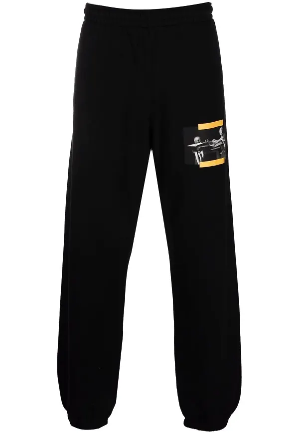 Off-White Caravaggio Diag sweatpants - Svart