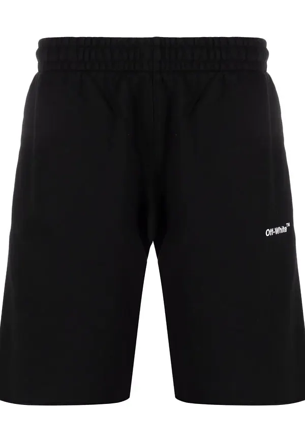 Off-White Caravaggio Diag träningsshorts - Svart