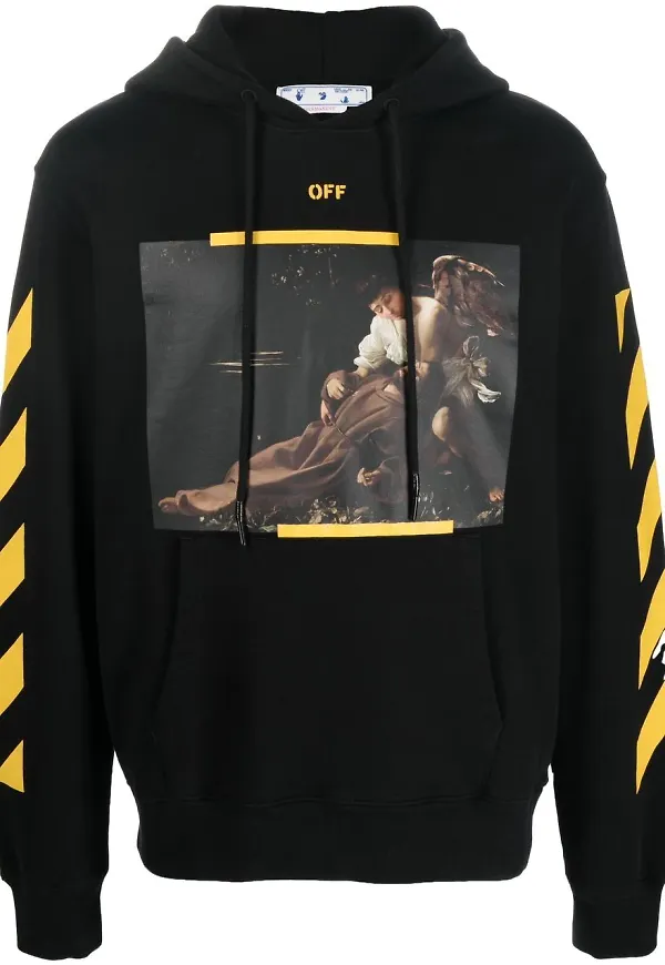 Off-White Caravaggio hoodie - Svart
