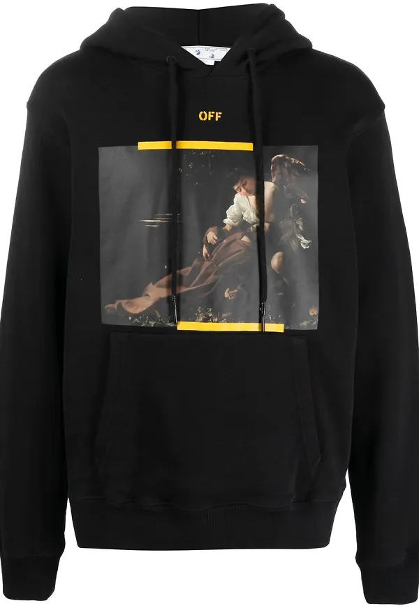 Off-White Caravaggio Painting hoodie - Svart