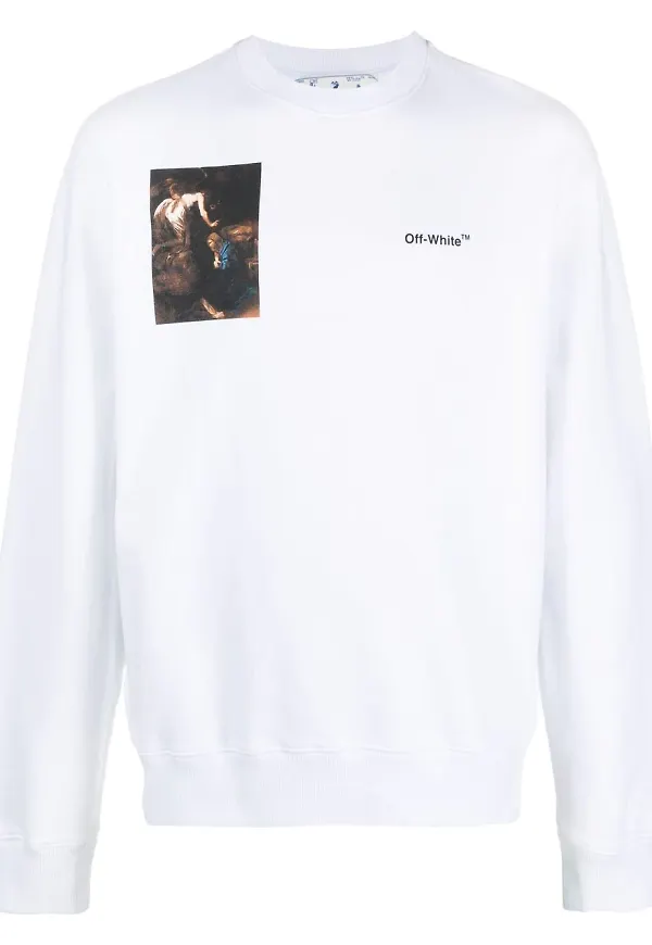 Off-White Caravaggio tröja - Vit