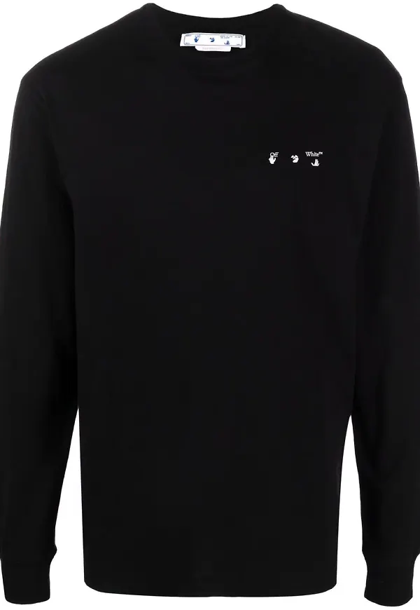 Off-White Caravaggio tröja med tryck - Svart