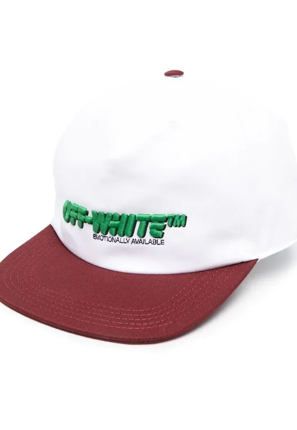 Off-White Comics basebollkeps - Vit