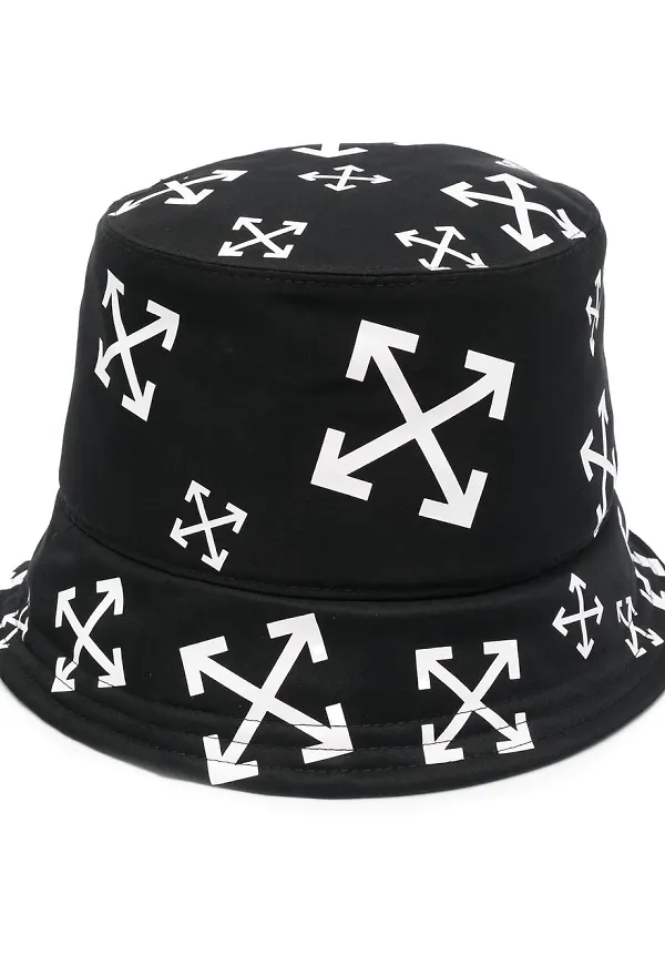 Off-White Crazy Arrow fiskehatt - Svart
