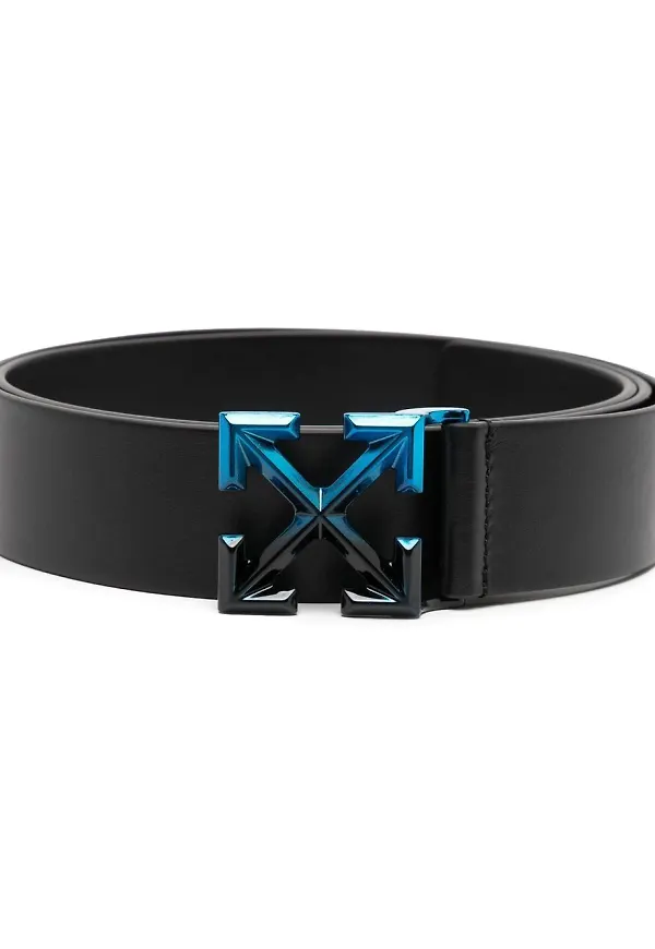 Off-White Degrade Arrows leather belt - Svart