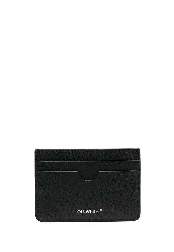 Off-White Diag-Stripe korthållare - Svart