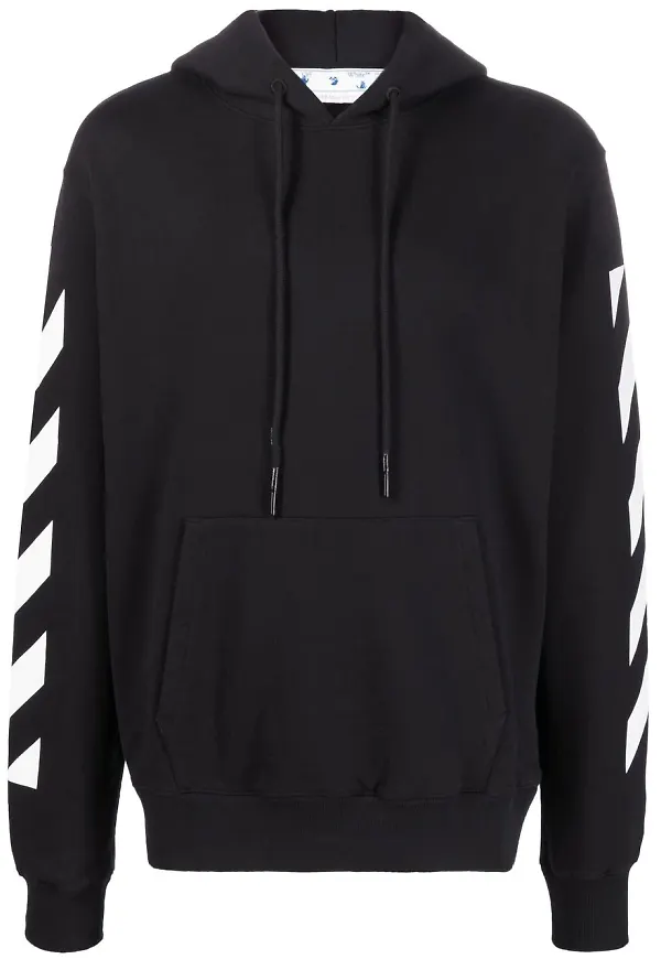 Off-White Diag Arrow hoodie - Svart