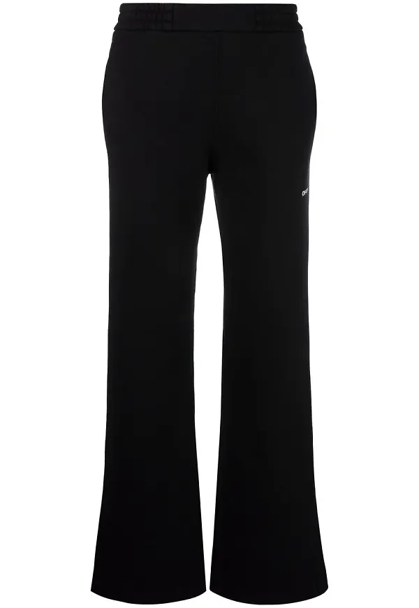 Off-White Diag avsmalnande trackpants - Svart