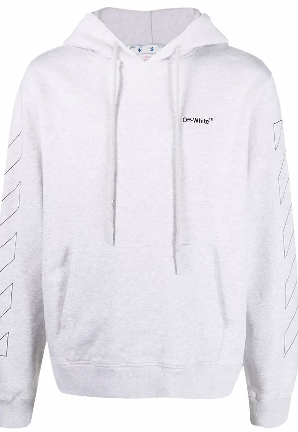 Off-White Diag hoodie - Grå