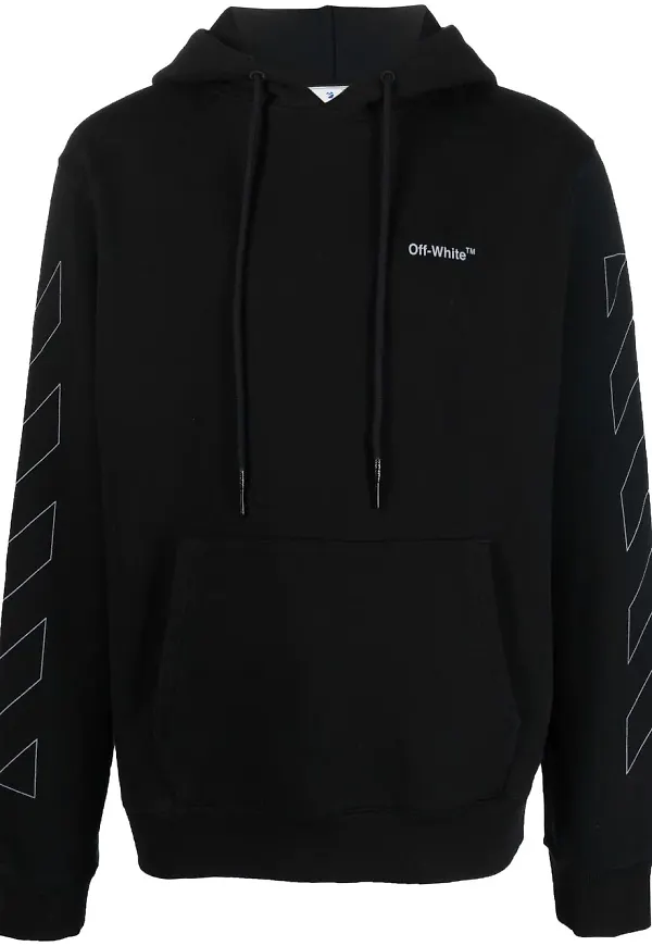 Off-White Diag hoodie - Svart
